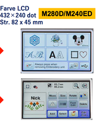 Brother M240D Disney broderimaskine - UDGÅET