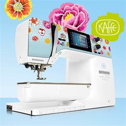 BERNINA 570 QE Kaffe edition Incl BSR, Kuffertvogn - UDSOLGT