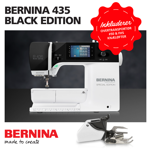 BERNINA 435 BLACK - UDSOLGT