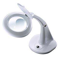 Lampe, bord model, LED med lup fra Prym